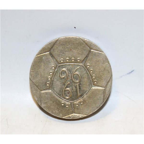 1996 UK 2-POUND COIN 10TH EUROPEAN FOOTBALL