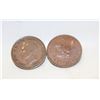 Image 1 : 1939-40 BRITISH FARTHING BRONZE COINS WW2 WREN