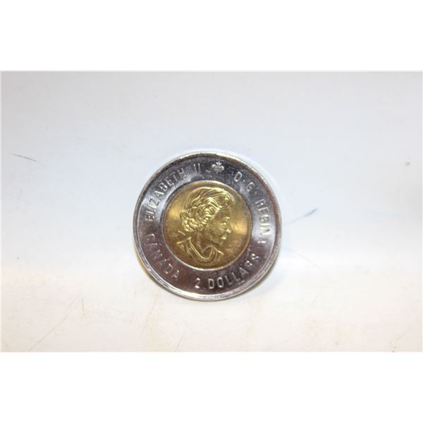 2020 CANADA TOONIE BILL REID COLORED COIN