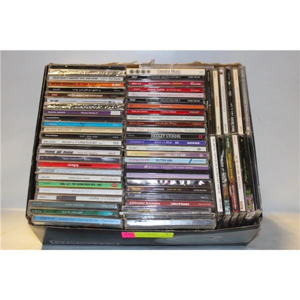 BOX OF APPROX 60 CD'S