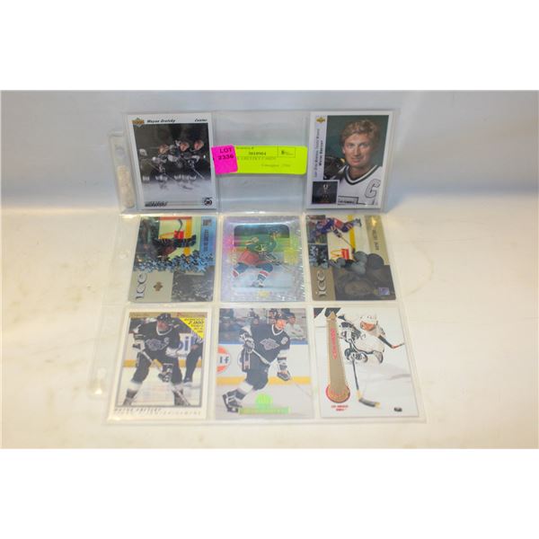 8 WAYNE GRETZKY CARDS