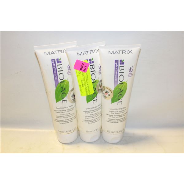 3 MATRIX BIOLAGE CONDITIONING BALM 250 ML BOTTLES