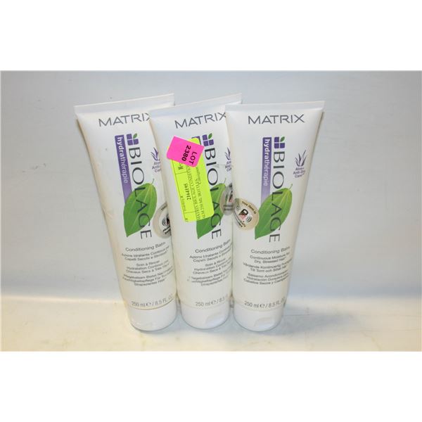 3 MATRIX BIOLAGE CONDITIONING BALM 250 ML BOTTLES