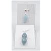Image 1 : #176-NATURAL JADE JADEITE PENDANT 2PCS