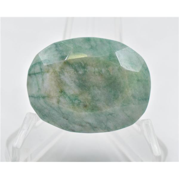 #321-NATURAL GREEN EMERALD GEMSTONE 184.5CT