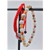 Image 1 : #142-NATURAL JADE JADEITE DONUT & BEAD BRACELET