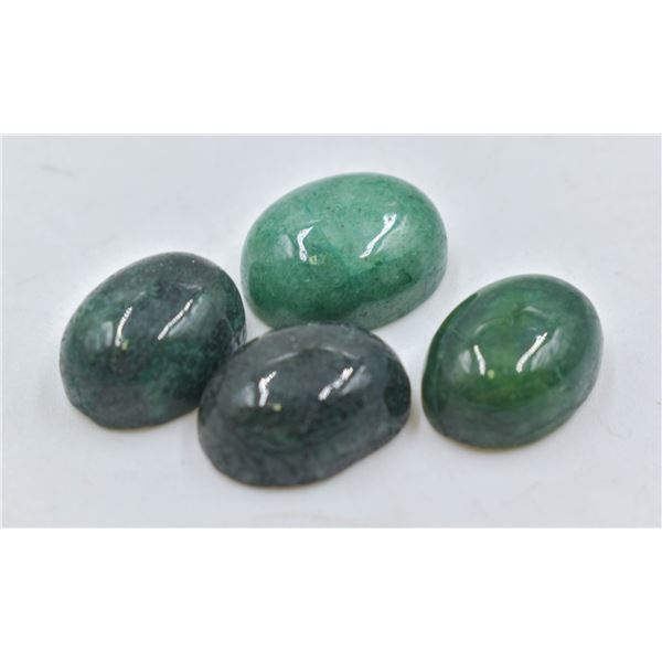 #293-NATURAL GREEN EMERALD GEMSTONES 55.46CT