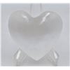 Image 1 : #83-NATURAL SELENITE HEART SHAPE  85 G