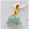Image 3 : #188-NATURAL JADE JADEITE PENDANT 2PCS