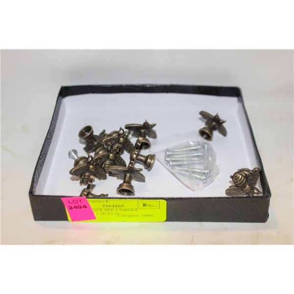 NEW 10 PACK BEE CABINET HANDLES 1.18”X1.01”
