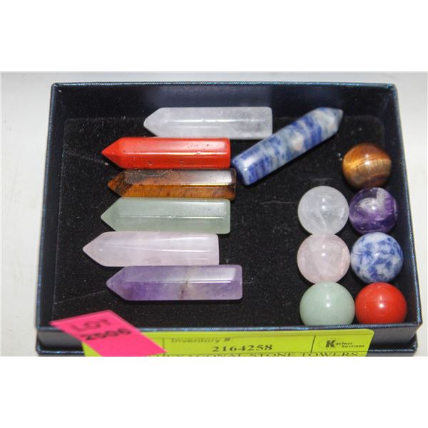 NEW HEXAGONAL STONE TOWERS