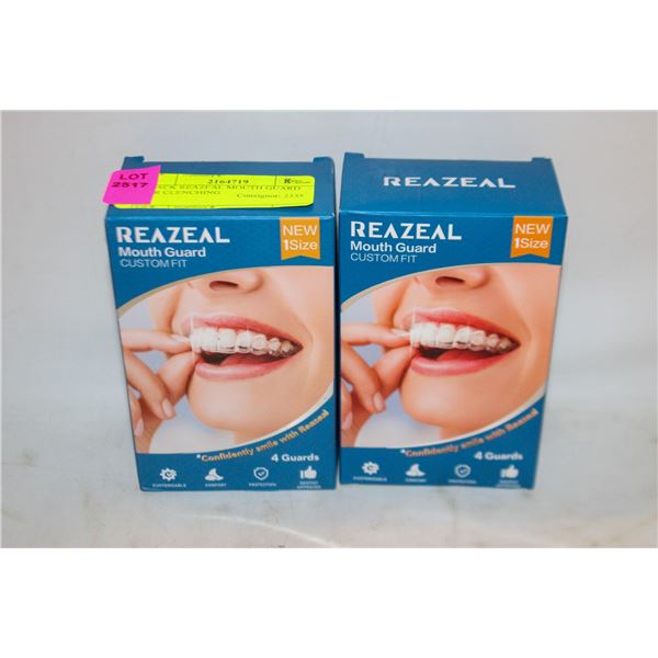 2 PACK REAZEAL MOUTH GUARD FOR CLENCHING