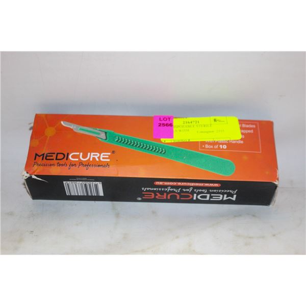 10 PCS DISPOSABLE STERILE SCALPELS WITH