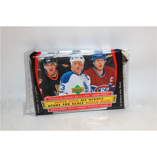 (8) NEW PACKS UPPER DECK ICE HEROES