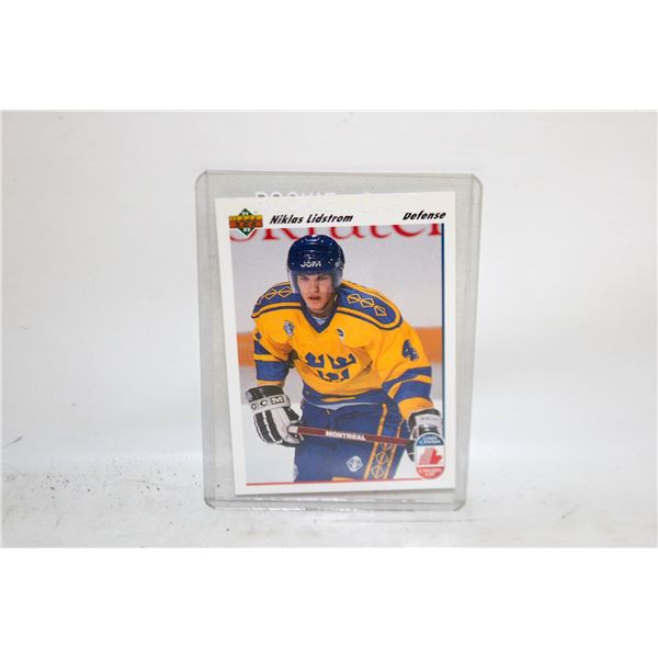 NIKLAS LIDSTROM TEAM SWEEDEN ROOKIE