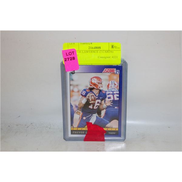 TREVOR LAWERNCE (2 CARDS) SCORE