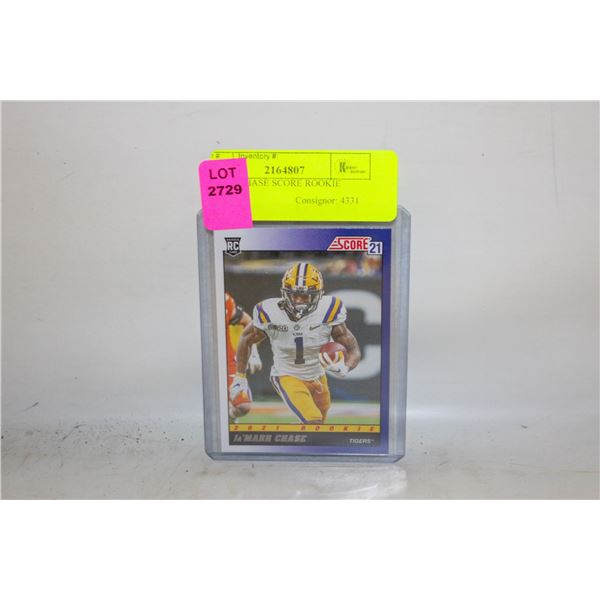 JAMAR CHASE SCORE ROOKIE