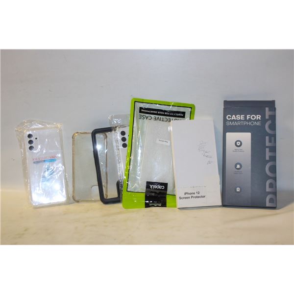LOT OF VARIOUS PHONE PROTECTORS