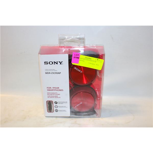 NEW SONY HEADPHONESFOR SMARTPHONE