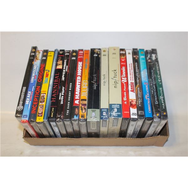 NEW SEALED DVD MOVIES AND SEASON