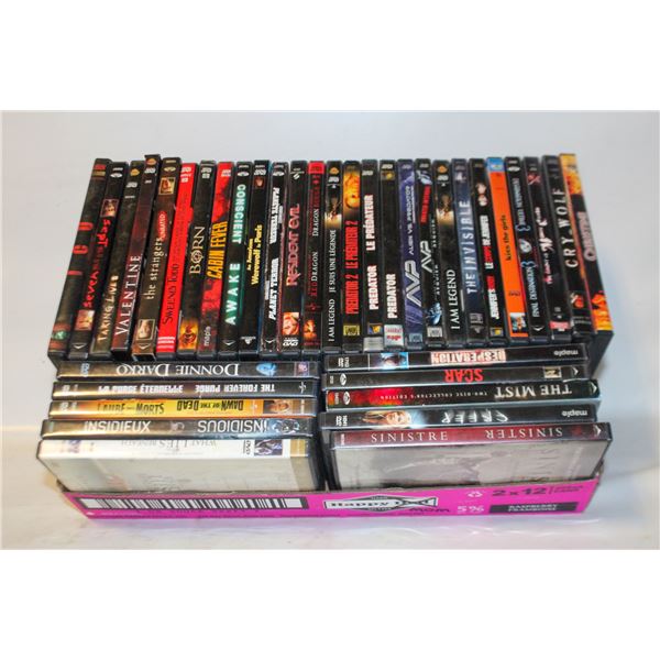 37 HORROR DVD MOVIES