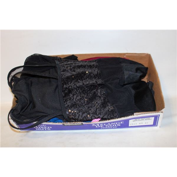 FLAT OF SKATING COSTUMES SIZE 10-12