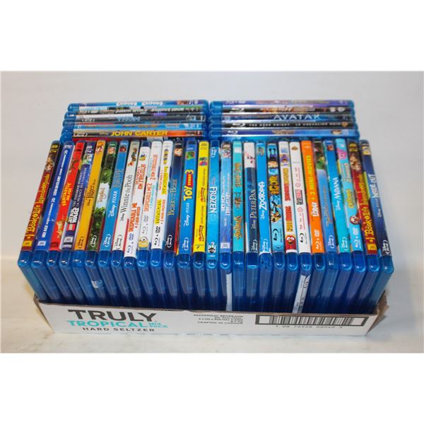 BLU RAYS 38 KIDS CARTOONS & DISNEY BLU RAYS