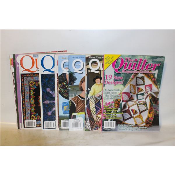 10 QUILTING MAGAZINES WITH PATTERNS
