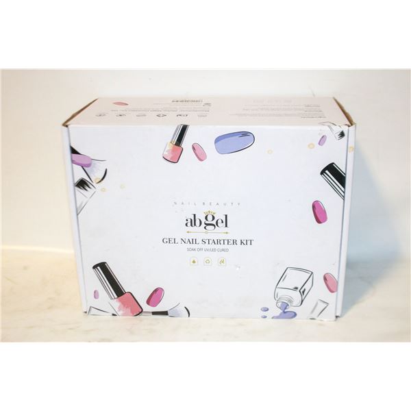 NEW WITH BOX ABGEL GEL NAIL STARTER KIT