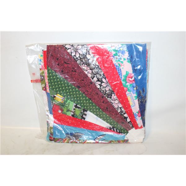 (16) SQUARE 10"X10" QUILT BLOCKS, 9 PIECES