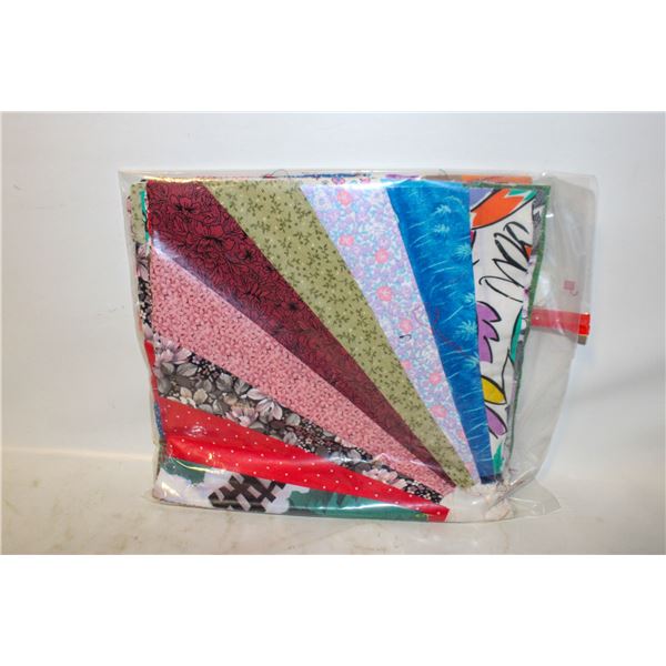 (16) SQUARE 10"X10" QUILT BLOCKS, 9 PIECES