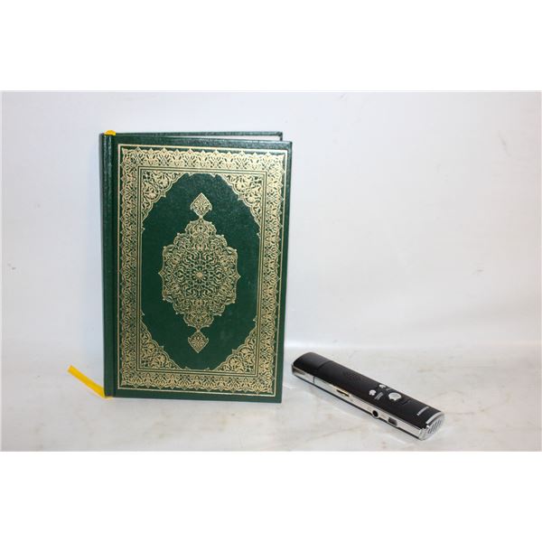 ARABIC ONLY QUR'AN WITH DIGITAL VOICE