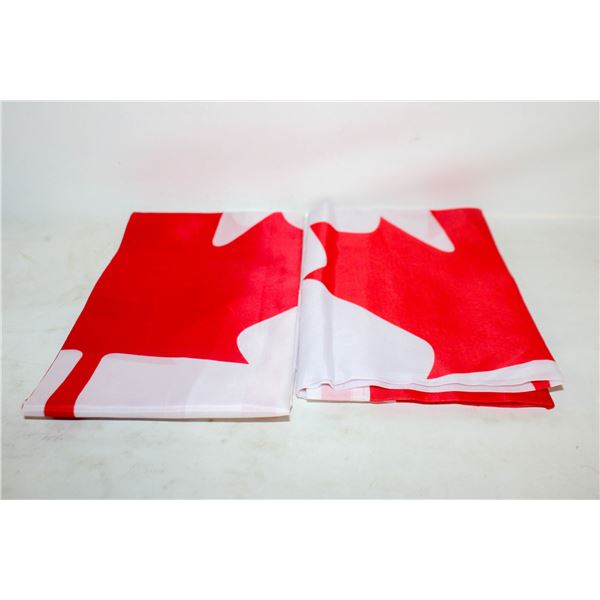 2 NEW CANADA FLAGS 2 FT X 3 FT