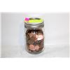 Image 1 : JAR OF CANADIAN PENNIES