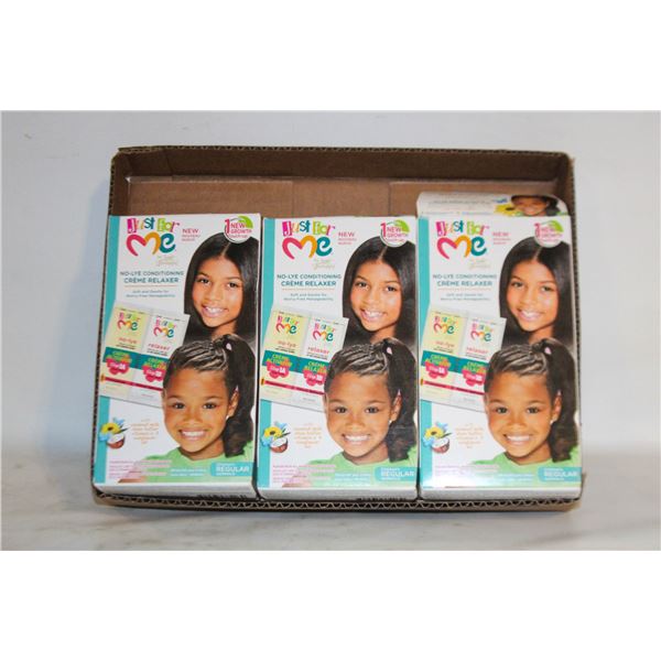 3 X JUST FOR ME NO-LYE CHILDRENS HAIR RELAXER