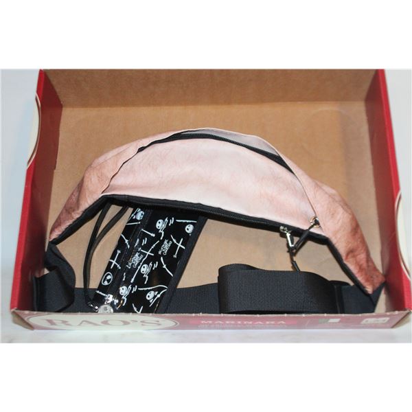 HUMOR FANNY PACK (PRINTED HAIRY BELLY BUTTON) +