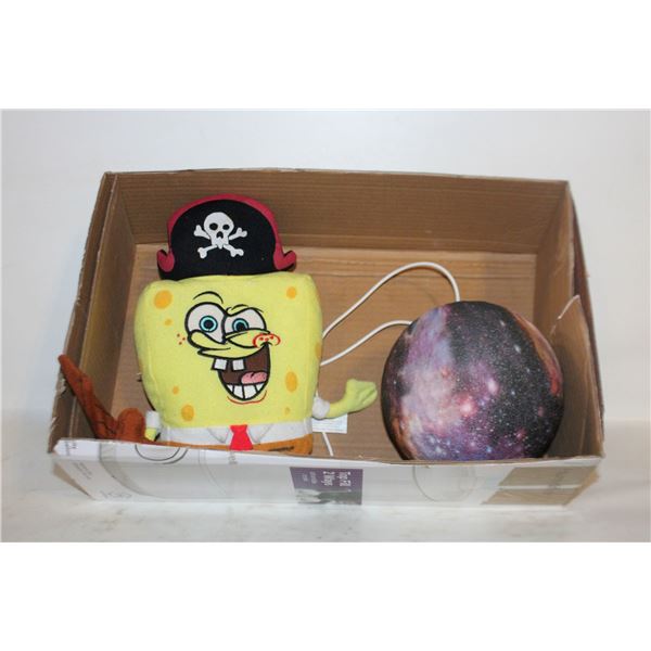 ESTATE VINTAGE SPONGEBOB PLUSHIE + GALAXY