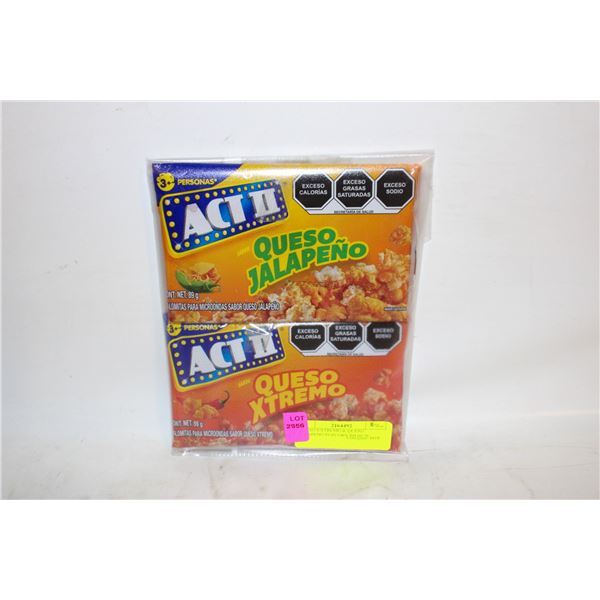 QUESO EXTREMO & QUESO JALAPENO POPCORN BB 06/26