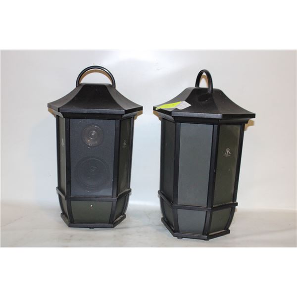 2 ACOUSTIC REASEARCH SPEAKERS UNTESTED