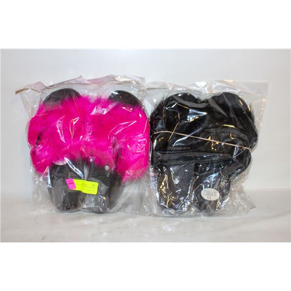 NEW WOMEN'S SLIPPERS (2) SIZE 10