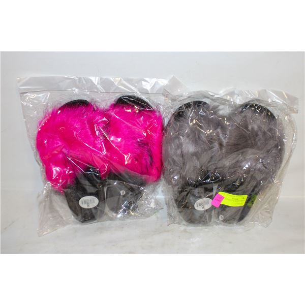 NEW WOMEN'S SLIPPERS (2) SIZE 8