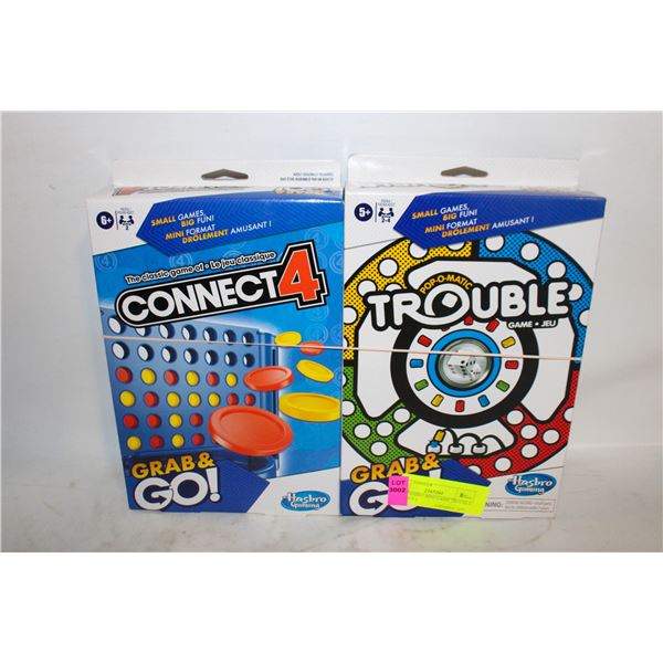 NEW HASBRO MINI GAME TROUBLE CONNECT 4