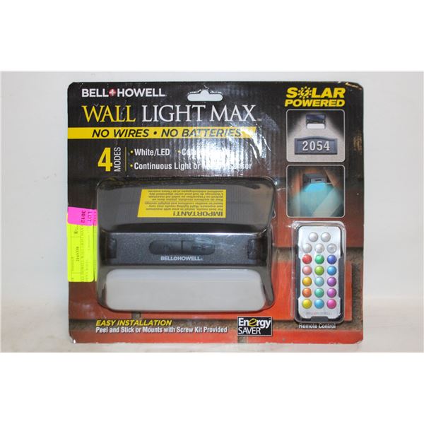 BELL HOWELL WALL LIGHT MAX 4 MODES WHITE/