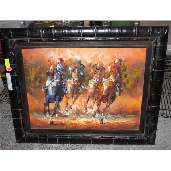 HORSE RIDING WALL ART