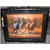 Image 1 : HORSE RIDING WALL ART