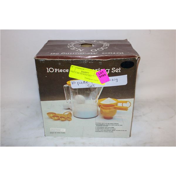 10 PIECE MEASURING SET