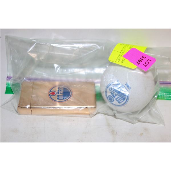 EDMONTON OILERS RECHARGEABLE ZIPPO