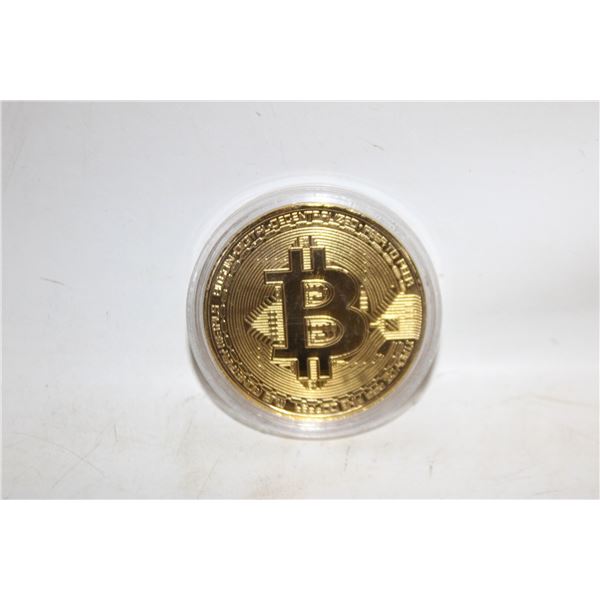 UNCIRCULATED BITCOIN COLLECTOR MEDALLION