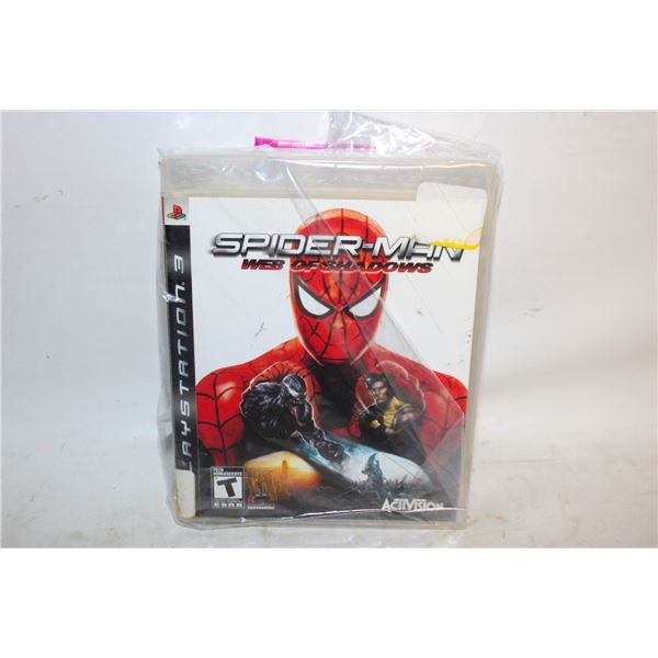 SPIDER MAN WEB OF SHADOWS GAME