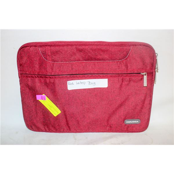 RED LAPTOP BAG